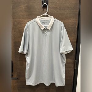 Xl Nike dry fit polo light gray with white collar
